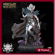 Human Female Sorcerer Warlock Cleric Necromancer | 28mm,32mm, 54mm,75mm Scales, 100mmTall| Dungeons and Dragons | Pathfinder | Battle Wizard - Only-Games