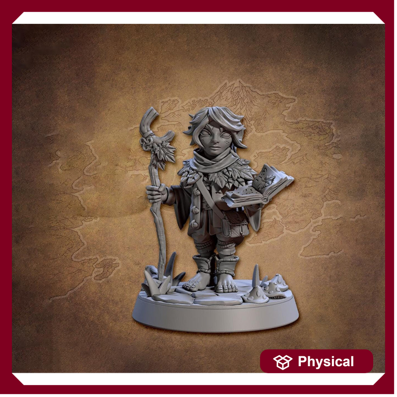 Halfling Gnome Rogue Assassin Adventurer PC NPC | Resin Miniature | Dungeons & Dragons | 28mm,32mm.54mm,75mm Scales Pathfinder Artisan Guild - Only-Games