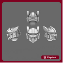 Space Knights V10 Helmet Type 251003 X 10