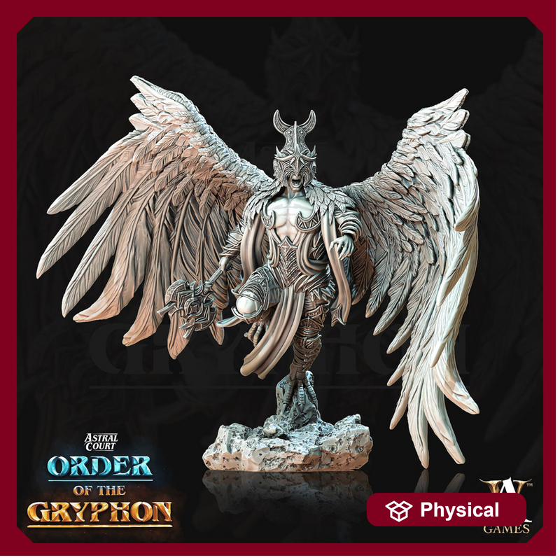 Male Celestial Angel, Solar, Deva | 28mm, 32mm, 75mm Scales | Dungeons and Dragons 5e figure | Pathfinder | Archvillain Games - Only-Games