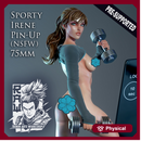 Sporty Irene Pin Up 75mm (NSFW Version)