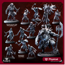 Werewolf Warriors | Bestiarum | Wargaming DnD Miniatures