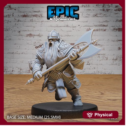 Dwarf Army Battle Axe - Only-Games