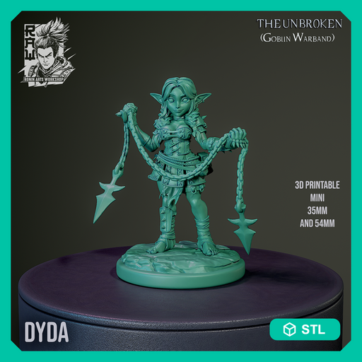 Dyda - Female Goblin - STL only - Only-Games