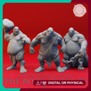 Ogre Warband - Book of Beasts - Tabletop Miniatures (Pre-Supported)