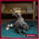 Wolf Rider 02 - TytanTroll Miniatures - DnD - Fantasy