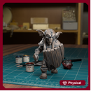 Goblin Dagger And Shield 02 - TytanTroll Miniatures - DnD - Fantasy