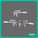 Space Knights AR Style Huntsman Rifle NOHAND