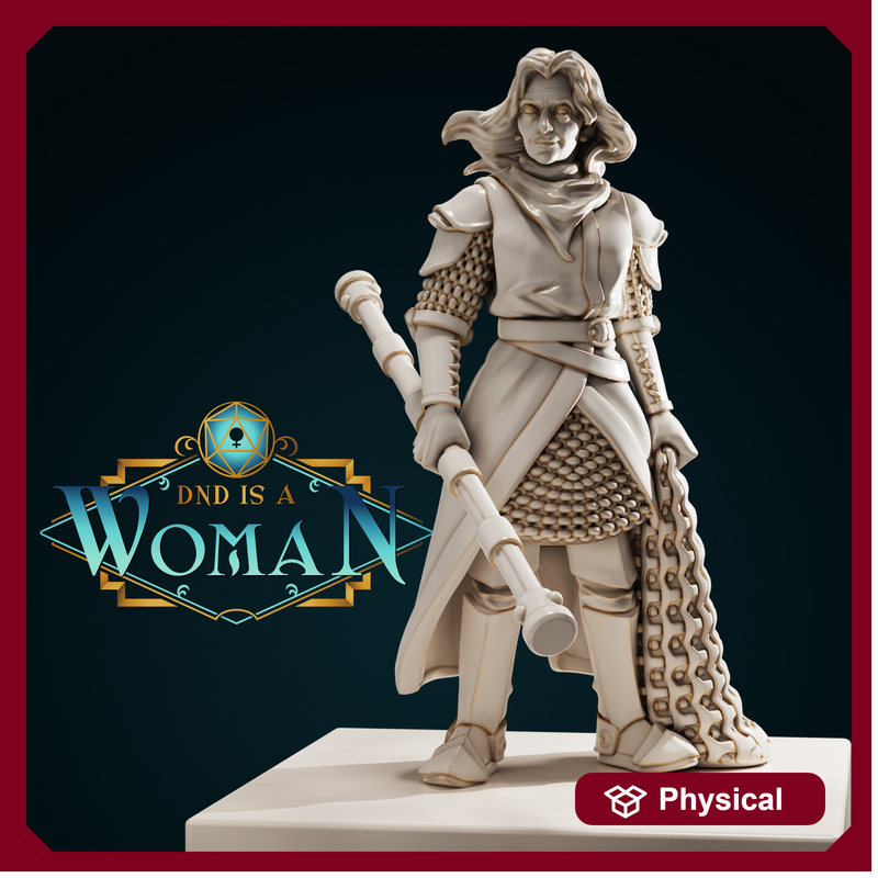 Human Cleric - Dorothea - 28mm / 32mm / 75mm