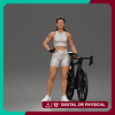 Confident Cyclist Standing with bicycle