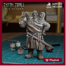 3 Headed Giant With Sword - TytanTroll Miniatures - DnD - Fantasy