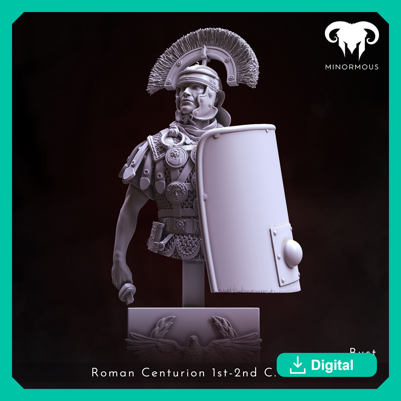 Bust - Roman Centurion 1st-2nd C. A.D. Bravery and Valor!