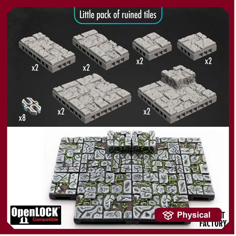 Modular ruins floor tiles [OpenLOCK]