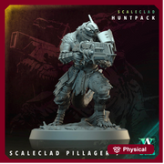 Sci-Fi Miniature Alien Shapers, Scaleclad Pillager | 28mm,32mm, 54mm, 75mm,100mm Scales | Resin Mini | Archvillain Games - Only-Games