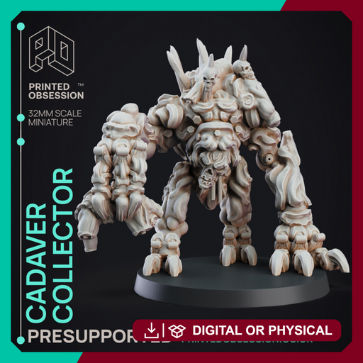 Cadaver Collector - Construct - PRESUPPORTED - D&D 32mm - Only-Games