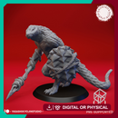 Lizardfolk with Shield - Tabletop Miniature (Pre-Supported)