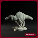 Edmontosaurus running 1-35 scale dinosaur