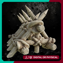 Spike Barricade - Fantasy Terrain Prop STL, DnD & Wargaming Scenery