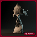 Sinomegaceros Pachyosteus bust prehistoric giant deer head