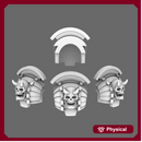 Cyber Samurai T6 Bushi Shoulder Pads Type D