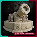 Etherflare Cannon - Arcane Siege Weapon STL for DnD & Wargaming