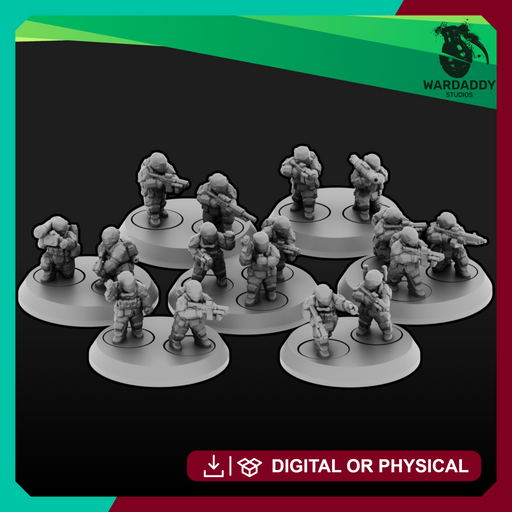 Sci-Fi Expeditionary Raider Platoon (10mm EPIC) - Only-Games