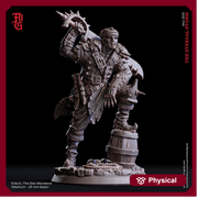 Swashbuckler Fighter, Ranger, Rogue | 28mm, 32mm,54mm,75mm,100mm Scales | Player Character Mini  -D&D 5e Pathfinder Figurine |Flesh of Gods - Only-Games