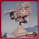 Imar Hakka bust - The Dwarfs of The Dark Deep