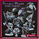 Females Knight Army (8 Models)