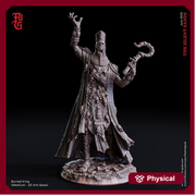 Mummy Lord Undead Monster Miniature | 28mm,32mm,54mm,75mm,100mm Scale | Figurine D&D 5e | Flesh of Gods - Only-Games
