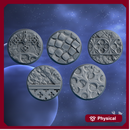 Silver Moon Bases Set 32mm