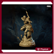 Ranger Archer Miniature DnD 5e Gloom Stalker Beast Master Resin RPG Figure - Only-Games