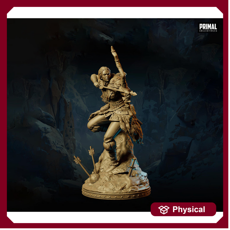 Ranger Archer Miniature DnD 5e Gloom Stalker Beast Master Resin RPG Figure - Only-Games