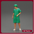 patient in hospital walking