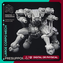 Corporate Walker Mech - Heavy Support -  cyberpunk 32 mm scale