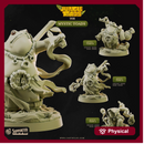 Mystic Toads - Jungle Toads - CastNPlay - Terrain Wargaming D&D DnD 28mm 32mm 40mm 54mm
