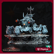 Kaus - Chaosbred Dreadnaught | 150mm Base & 130mm Base Sizes  | 28/32mm Scale | Sci-Fi Wargames TTPG Resin Miniature | Archvillain Games - Only-Games