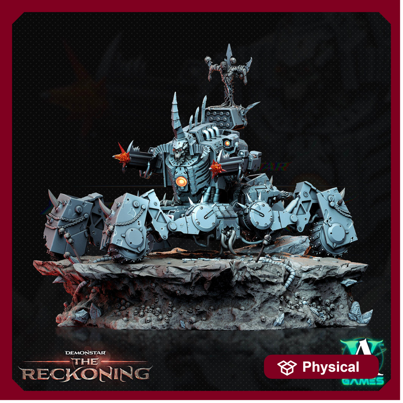 Kaus - Chaosbred Dreadnaught | 150mm Base & 130mm Base Sizes  | 28/32mm Scale | Sci-Fi Wargames TTPG Resin Miniature | Archvillain Games - Only-Games
