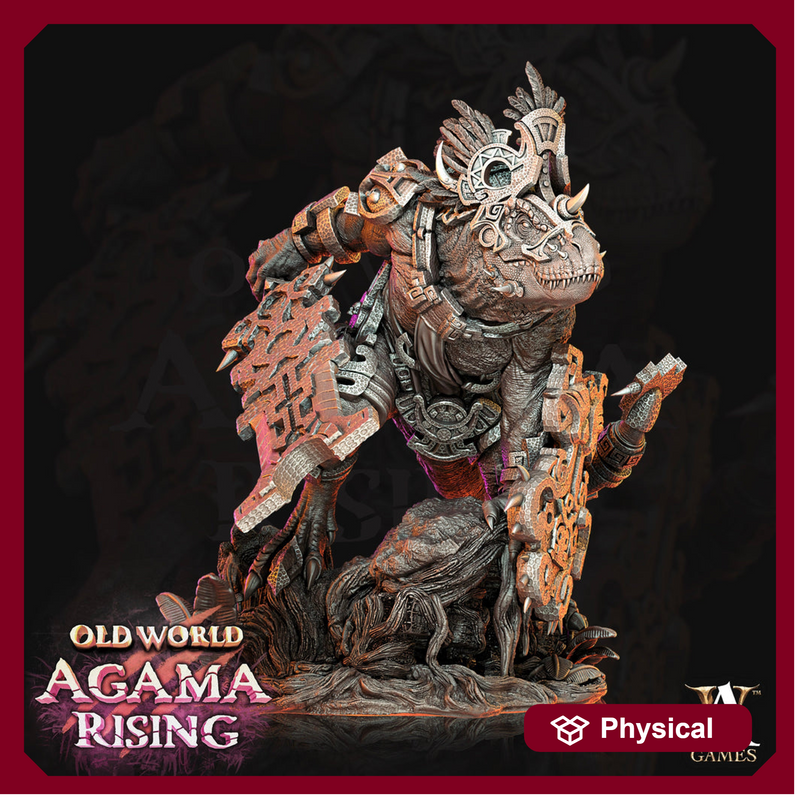Lizardfolk Crocodilian Lizardman | 145mm tall Also: 28mm, 32mm, Scales | Dungeons and Dragons 5e Miniatures | Pathfinder | Figurine | - Only-Games