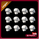 (Legion) 12x Rebel Fleet Trooper Human Heads