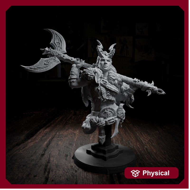 Wyetta Lavesh - Hero Bust | The Bestiarium of the Mad Scholar