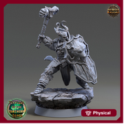 Oath of  Devotion Paladin, Cleric  | 28mm, 32mm, 54mm, 75mm Scales | 100mm Tall | Dungeons and Dragons | Pathfinder | Daybreak Miniatures - Only-Games