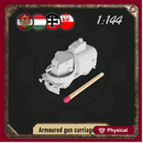 1/144 Armoured gun carriage car