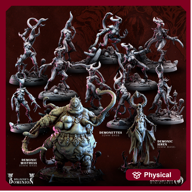 Succubus Demons | Bestiarum | Wargaming DnD Miniatures