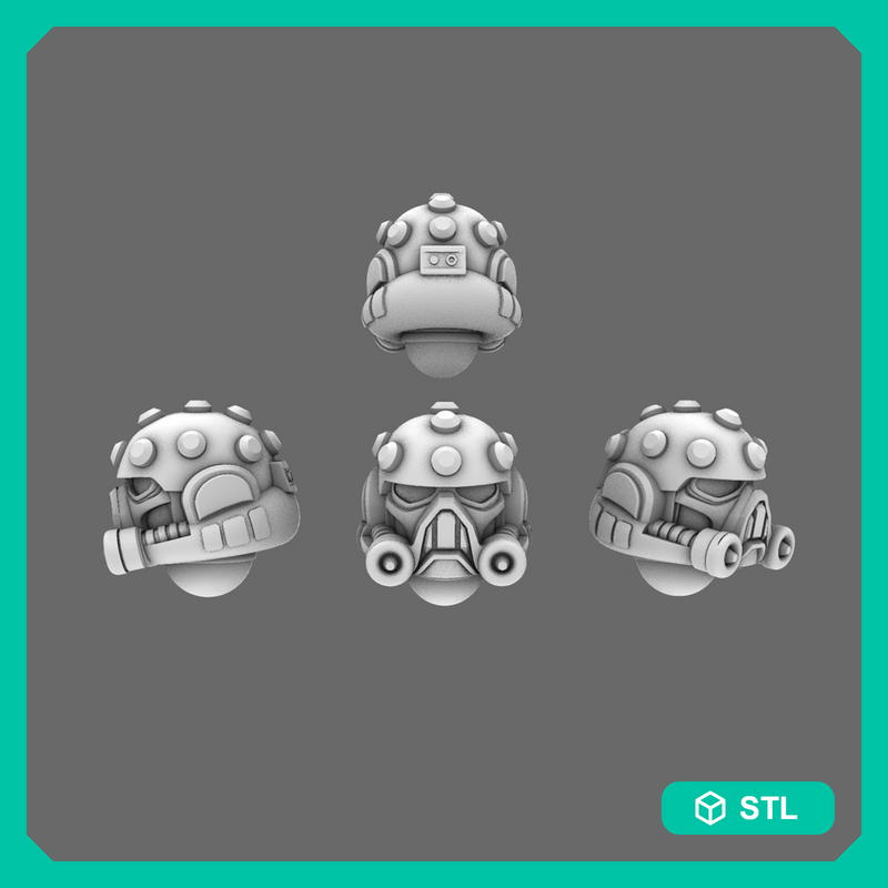 Space Knights V5 Defiance Helmets