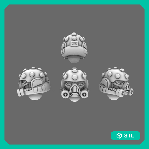Space Knights V5 Defiance Helmets - Only-Games