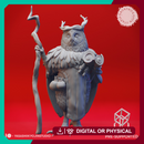 Owlin Druid - Tabletop Miniature (Pre-Supported)