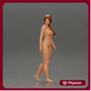 Naked girl walking