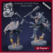 Korgor The Paladin - Action Pose - Only-Games