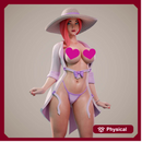 GIRL ON THE BEACH / B